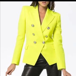 High fabric blazer